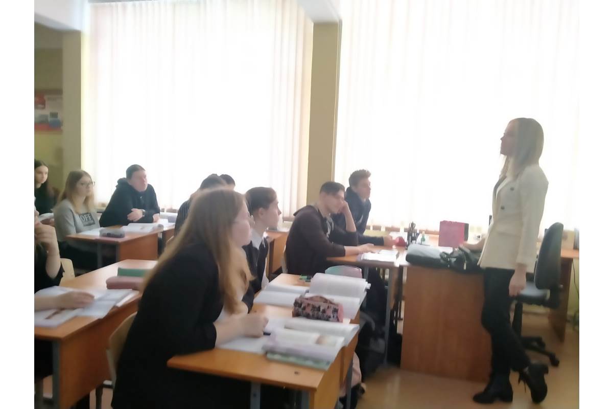 Профориентационные мероприятия в школах Калининского района